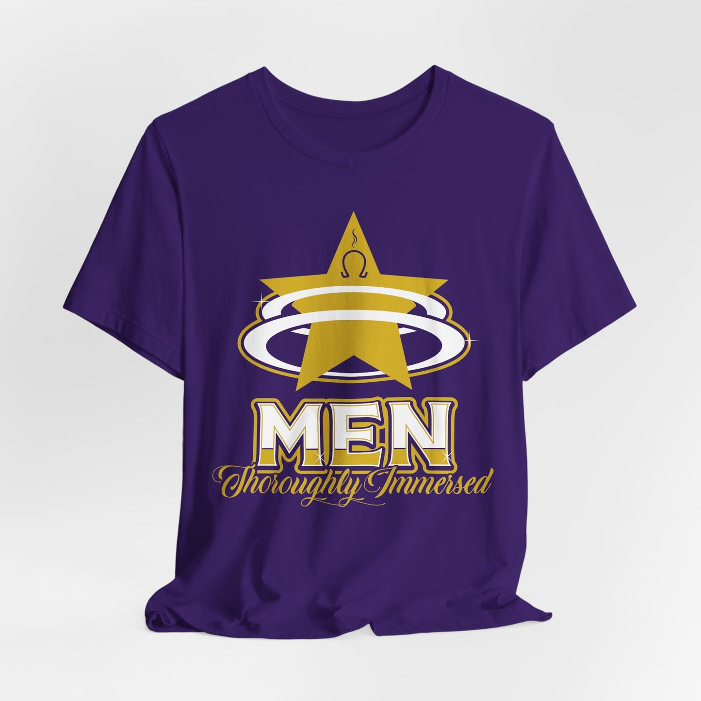 Men Thoroughly Immersed Graphic Tee — Vintage Star Logo T-Shirt