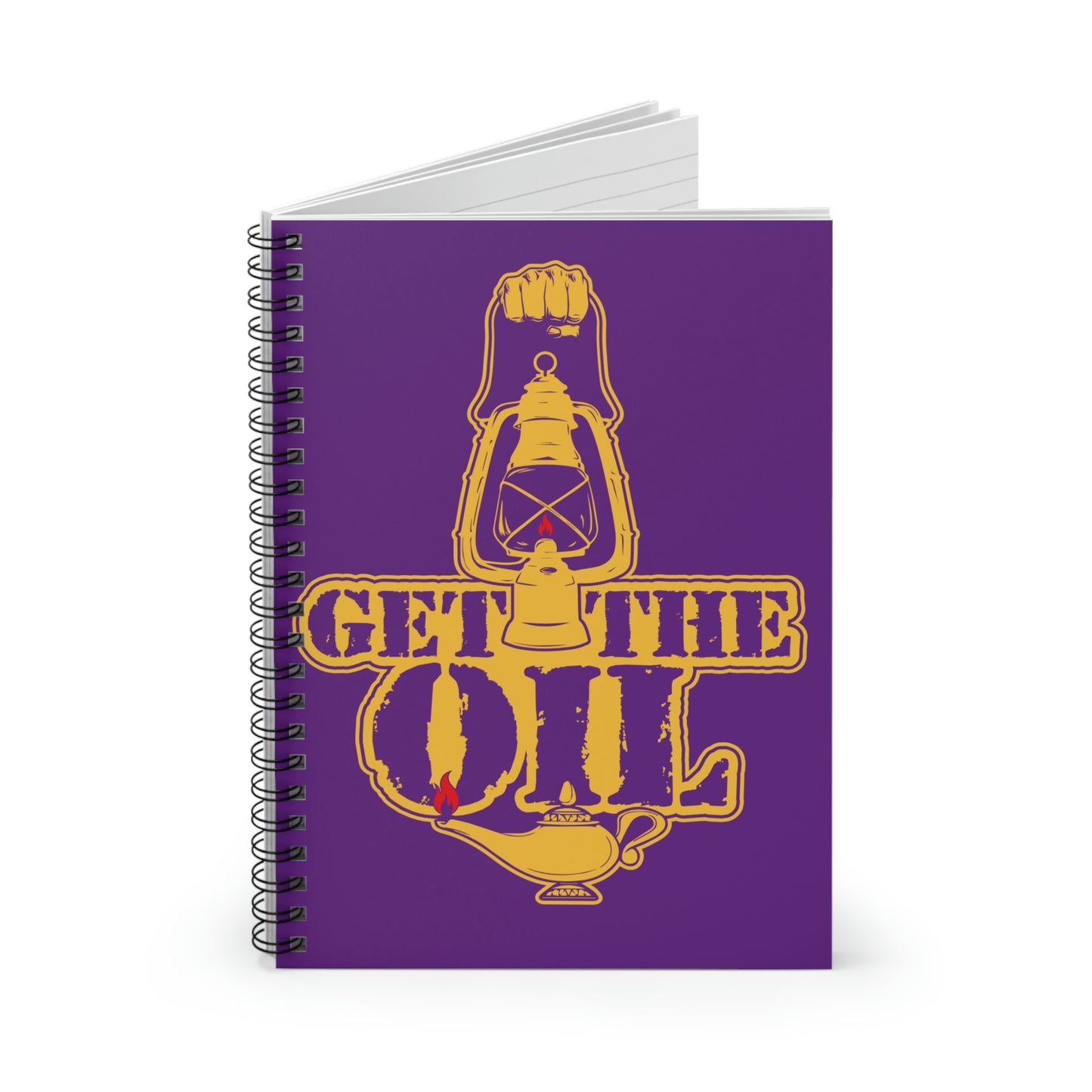 Get The Oil - Spiral Notebook