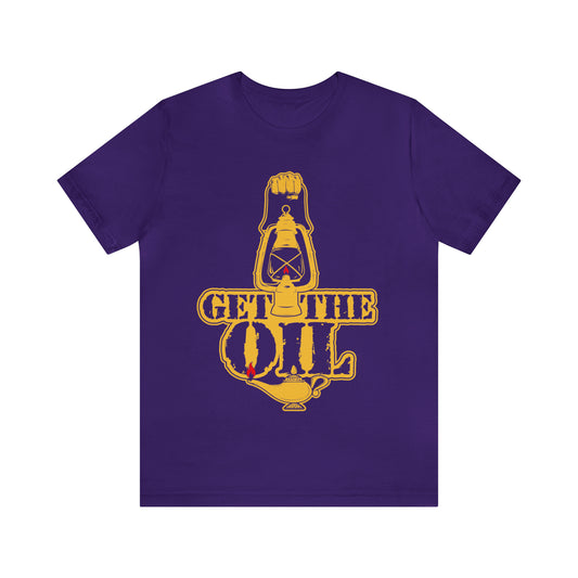 Get The Oil Team Purple Jersey Short Sleeve Tee